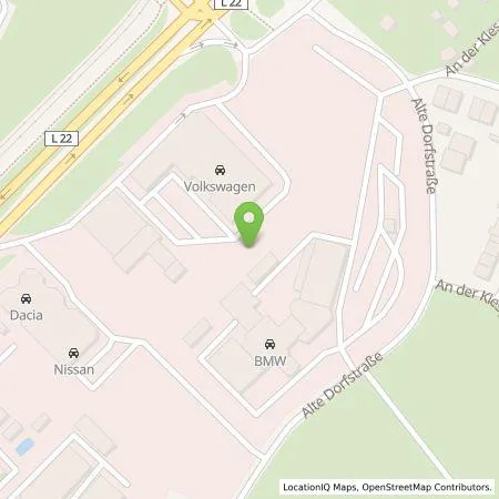 Standortübersicht der Tankstelle Autohaus Rostock Ost GmbH in 18146 Rostock