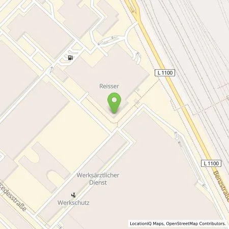 Standortübersicht der Tankstelle Mercedes-Benz AG in 70327 Stuttgart