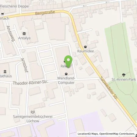 Standortübersicht der Tankstelle EnBW mobility+ AG und Co.KG in 29439 Lüchow (Wendland)