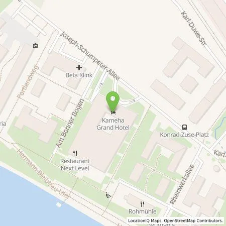 Standortübersicht der Tankstelle Claus Heinemann Elektroanlagen GmbH in 53227 Bonn