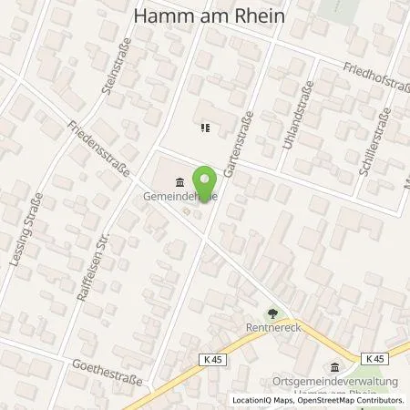 Standortübersicht der Tankstelle deer GmbH in 67580 Hamm am Rhein