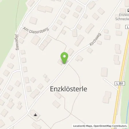 Standortübersicht der Tankstelle deer GmbH in 75337 Enzklösterle