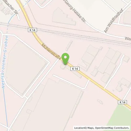 Standortübersicht der Tankstelle Citywatt GmbH in 41352 Korschenbroich