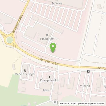 Standortübersicht der Tankstelle HomE of Mobility GmbH in 87629 Füssen