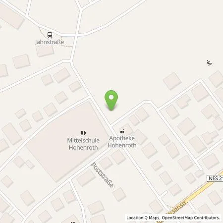 Standortübersicht der Tankstelle Sanus Capital GmbH in 97618 Hohenroth