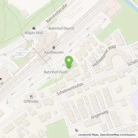 Standortübersicht der Tankstelle VWEW Kommunal GmbH in 87600 Kaufbeuren