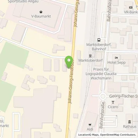 Standortübersicht der Tankstelle VWEW Kommunal GmbH in 87616 Marktoberdorf