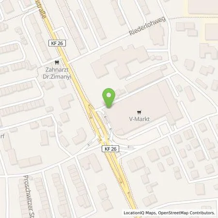 Standortübersicht der Tankstelle VWEW Kommunal GmbH in 87600 Kaufbeuren