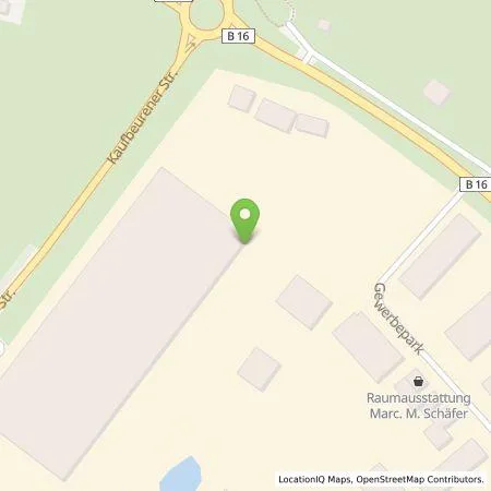 Standortübersicht der Tankstelle Spedition Ansorge GmbH & Co. KG in 87640 Biessenhofen Altdorf