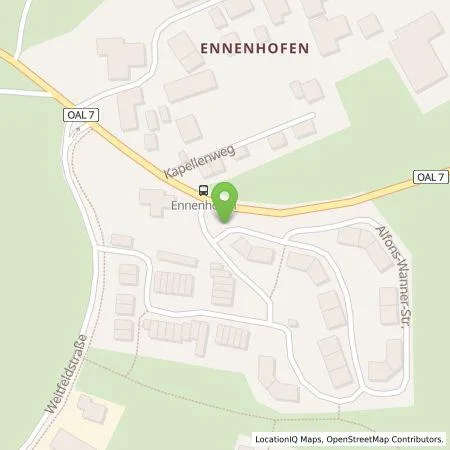 Standortübersicht der Tankstelle VWEW Kommunal GmbH in 87616 Marktoberdorf