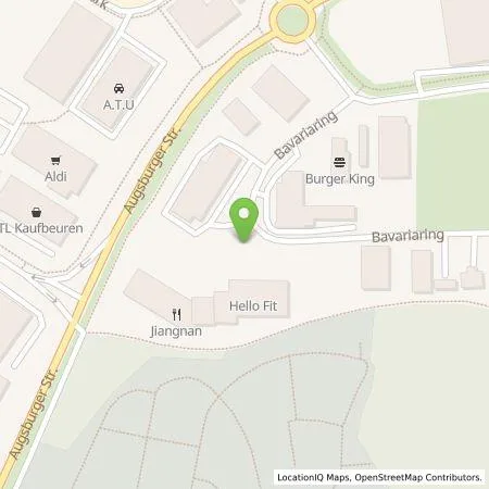 Standortübersicht der Tankstelle VWEW Kommunal GmbH in 87600 Kaufbeuren