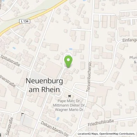 Standortübersicht der Tankstelle Bidirex GmbH in 79395 Neuenburg am Rhein