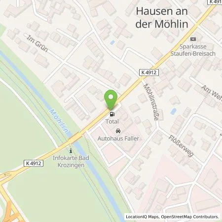 Standortübersicht der Tankstelle Bidirex GmbH in 79189 Bad Krozingen