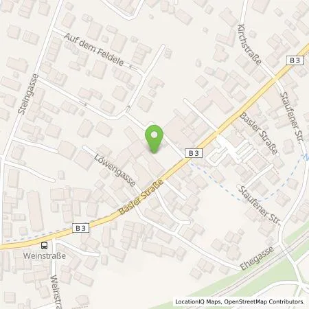 Standortübersicht der Tankstelle Bidirex GmbH in 79227 Schallstadt