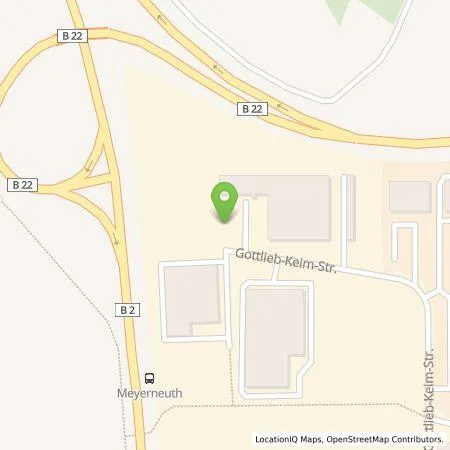 Standortübersicht der Tankstelle Fraunhofer-Gesellschaft e. V. in 95448 Bayreuth