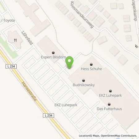 Standortübersicht der Tankstelle Famila-Handelsmarkt Hamburg GmbH & Co. KG in 21423 Winsen Luhe