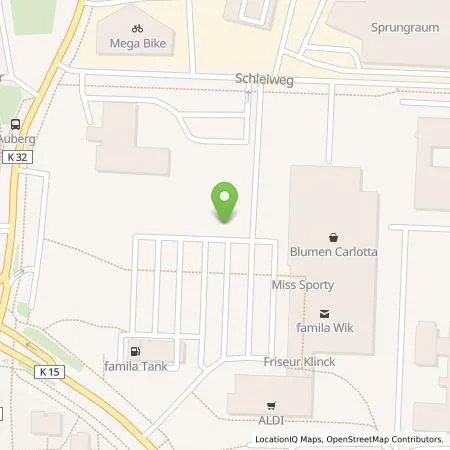 Standortübersicht der Tankstelle Famila-Handelsmarkt Kiel GmbH & Co. KG in 24106 Kiel