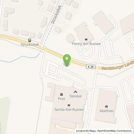 Standortübersicht der Tankstelle Famila-Handelsmarkt Kiel GmbH & Co. KG in 24113 Kiel