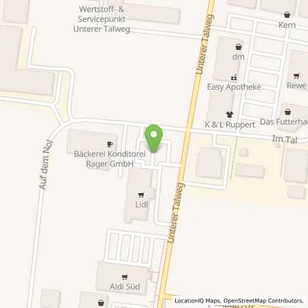 Standortübersicht der Tankstelle Lidl Dienstleistung GmbH & Co. KG in 86179 Augsburg