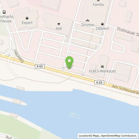 Standortübersicht der Tankstelle Famila-Warenhaus Lübeck GmbH & Co. KG in 21502 Geesthacht