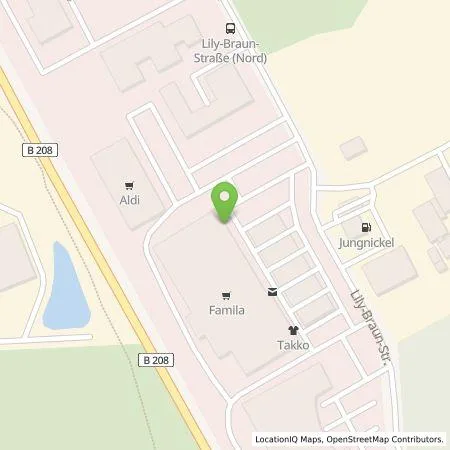 Standortübersicht der Tankstelle Famila-Warenhaus Lübeck GmbH & Co. KG in 23843 Bad Oldesloe