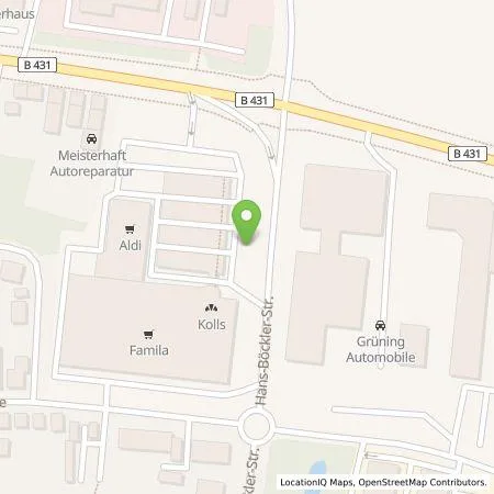 Standortübersicht der Tankstelle Famila-Warenhaus Lübeck GmbH & Co. KG in 25337 Elmshorn