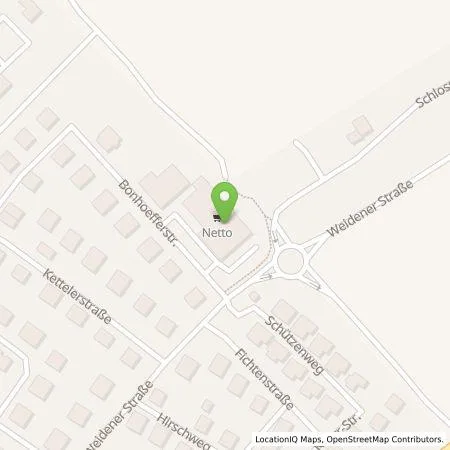 Standortübersicht der Tankstelle Netto Marken-Discount Stiftung & Co. KG in 92708 Mantel