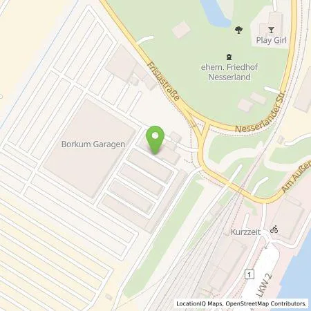 Standortübersicht der Tankstelle Aktien Gesellschaft EMS in 26723 Emden