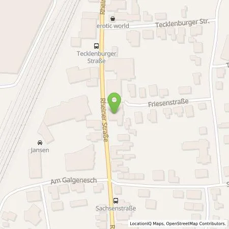 Standortübersicht der Tankstelle Hermann Jansen GmbH & Co. KG in 49809 Lingen