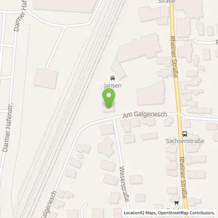 Standortübersicht der Tankstelle Hermann Jansen GmbH & Co. KG in 49809 Lingen