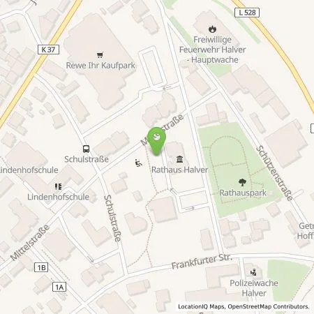 Standortübersicht der Tankstelle Mark-E Aktiengesellschaft in 58553 Halver