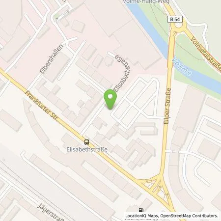 Standortübersicht der Tankstelle Mark-E Aktiengesellschaft in 58095 Hagen