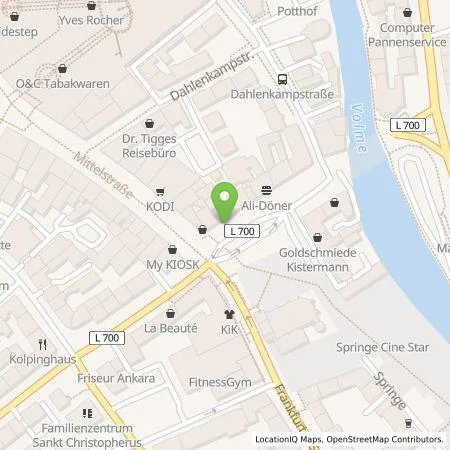 Standortübersicht der Tankstelle Mark-E Aktiengesellschaft in 58097 Hagen