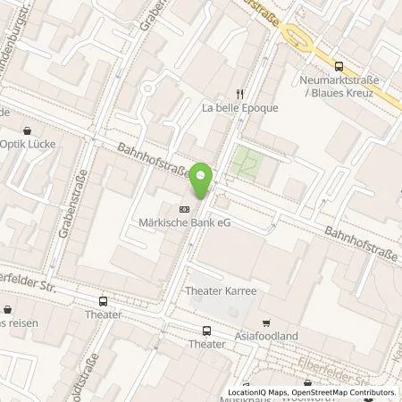 Standortübersicht der Tankstelle Mark-E Aktiengesellschaft in 58095 Hagen