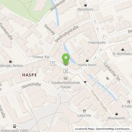 Standortübersicht der Tankstelle Mark-E Aktiengesellschaft in 58135 Hagen