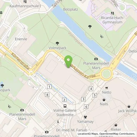 Standortübersicht der Tankstelle Mark-E Aktiengesellschaft in 58095 Hagen