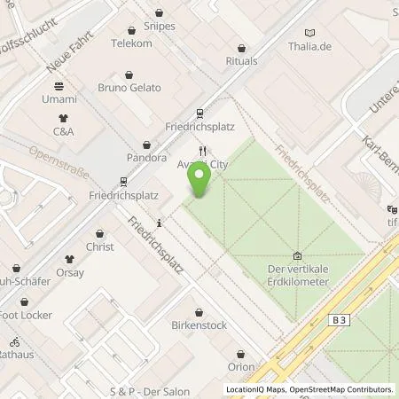 Standortübersicht der Tankstelle Städtische Werke AG in 34117 Kassel