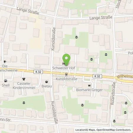 Standortübersicht der Tankstelle Städtische Werke AG in 34131 Kassel