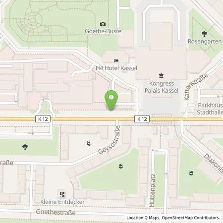 Standortübersicht der Tankstelle Städtische Werke AG in 34119 Kassel