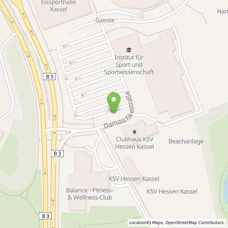 Standortübersicht der Tankstelle Städtische Werke AG in 34121 Kassel