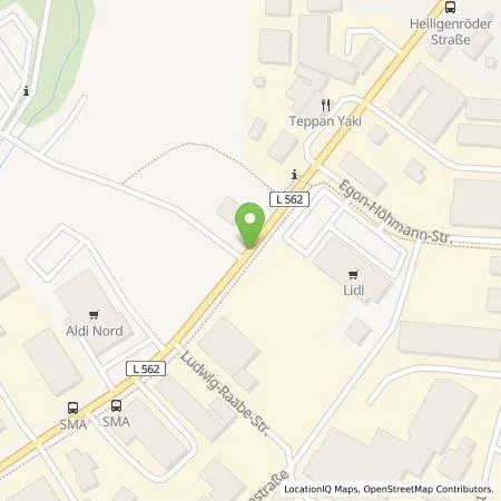 Standortübersicht der Tankstelle Städtische Werke AG in 34266 Niestetal