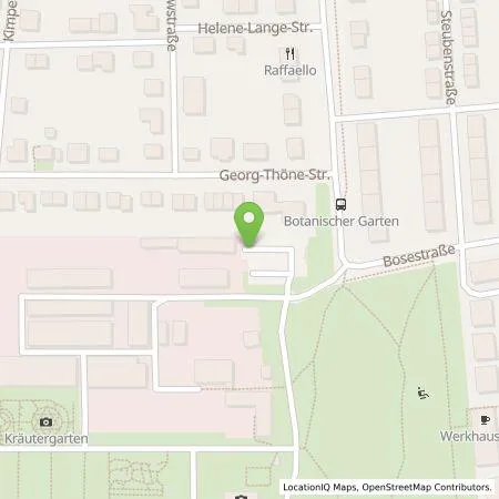 Standortübersicht der Tankstelle Städtische Werke AG in 34121 Kassel