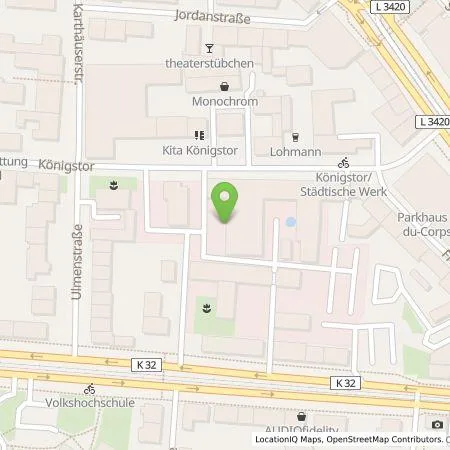 Standortübersicht der Tankstelle Städtische Werke AG in 34117 Kassel