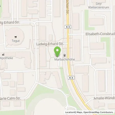 Standortübersicht der Tankstelle Städtische Werke AG in 34131 Kassel