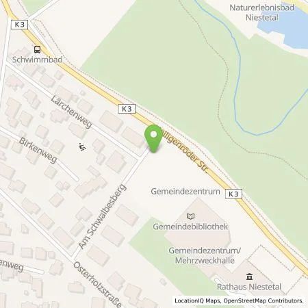 Standortübersicht der Tankstelle Städtische Werke AG in 34266 Niestetal