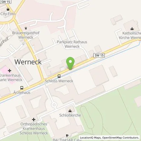 Standortübersicht der Tankstelle ÜZ Mainfranken eG in 97440 Werneck