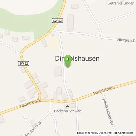 Standortübersicht der Tankstelle ÜZ Mainfranken eG in 97497 Dingolshausen