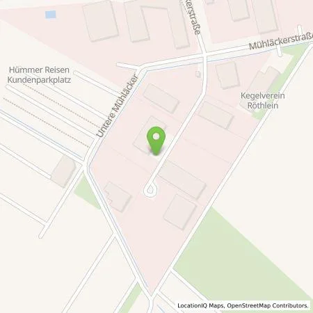 Standortübersicht der Tankstelle ÜZ Mainfranken eG in 97520 Röthlein