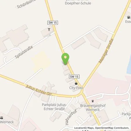 Standortübersicht der Tankstelle ÜZ Mainfranken eG in 97440 Werneck