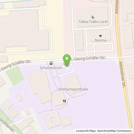 Standortübersicht der Tankstelle ÜZ Mainfranken eG in 97447 Gerolzhofen